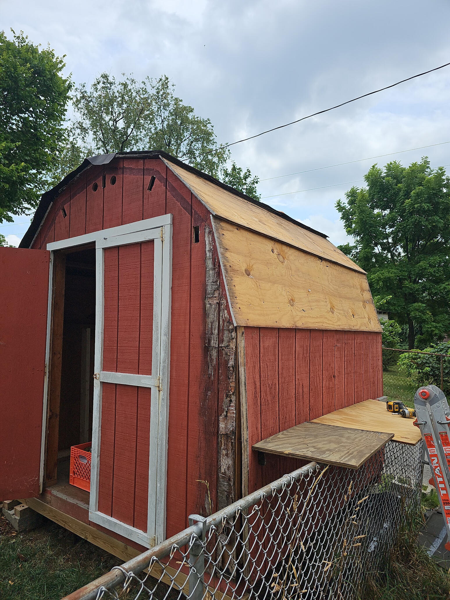 Shed Before